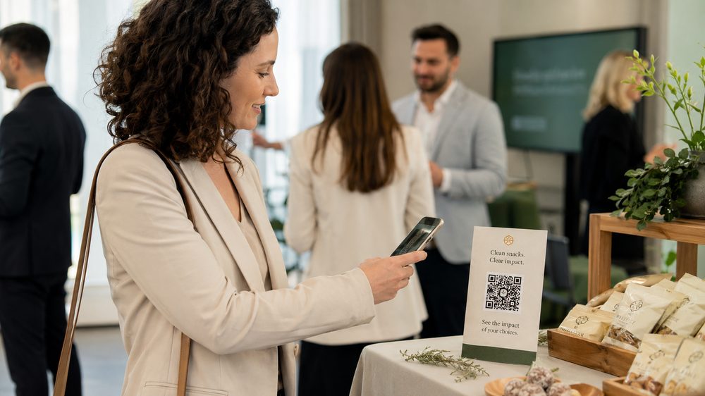 Résztvevő beolvassa a QR-kódos kérdőívet
